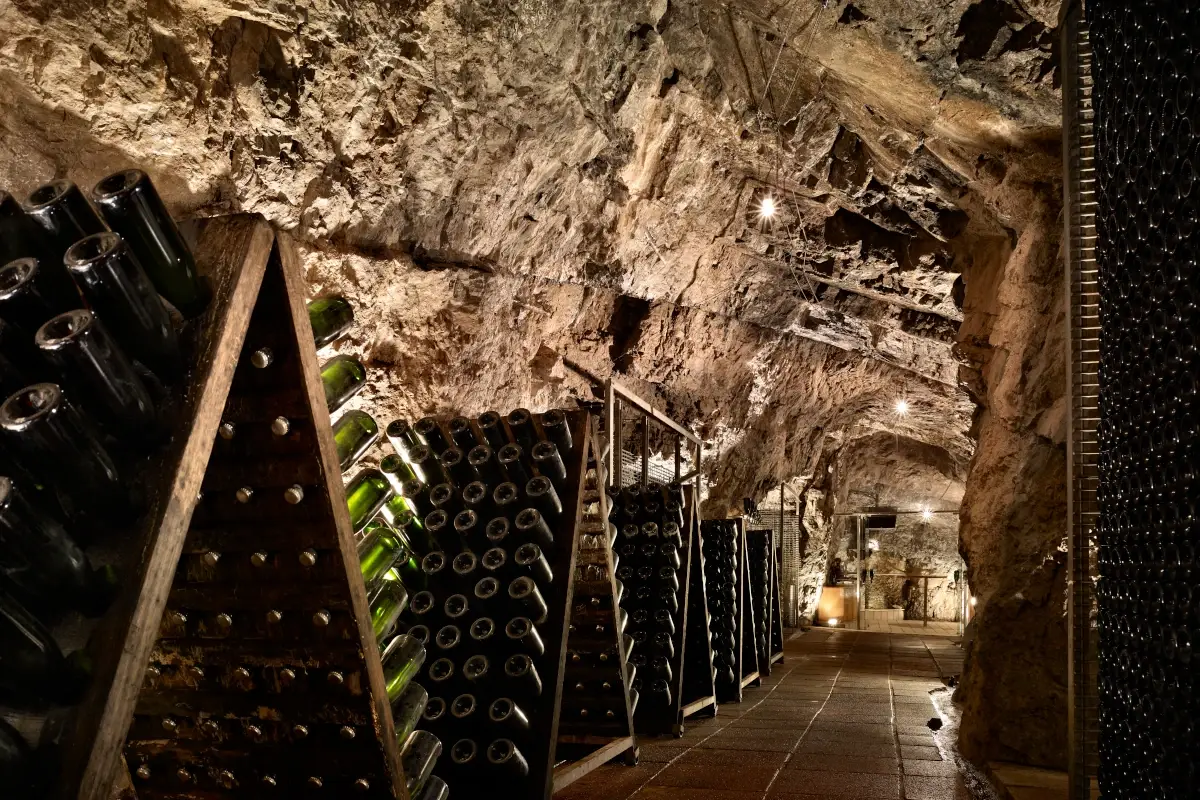 La grotta della Cantina Pedrotti Pedrotti Spumanti, 120 anni di storia  e di amore per il vino in Vallagarina